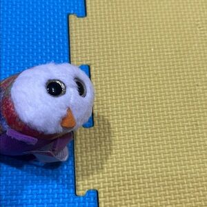 Mimi Plush Owl in Purple, Orange, White Preloved MUST BUNDLE